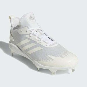 adidas Adizero Afterburner V Baseball Cleats White
